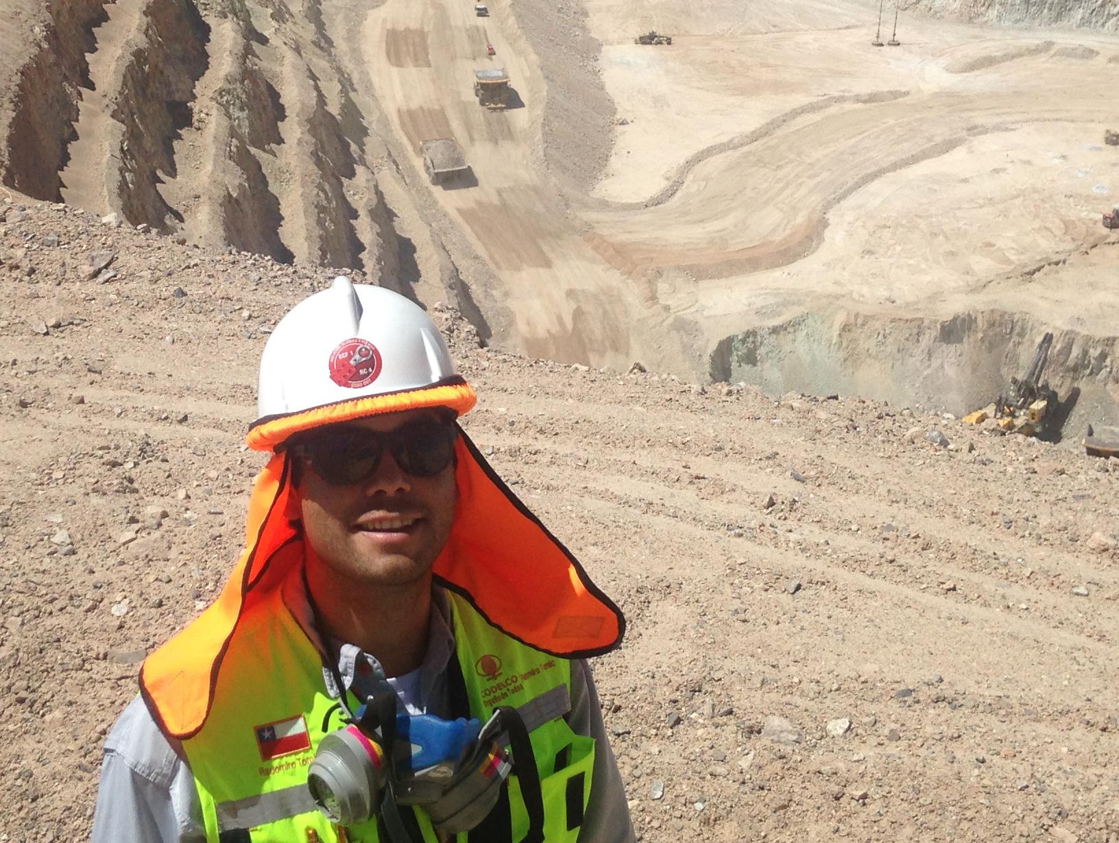 Luis Riquelme, Mine Planning Engineer, Radomiro Tomic Mine, Codelco (Chile).