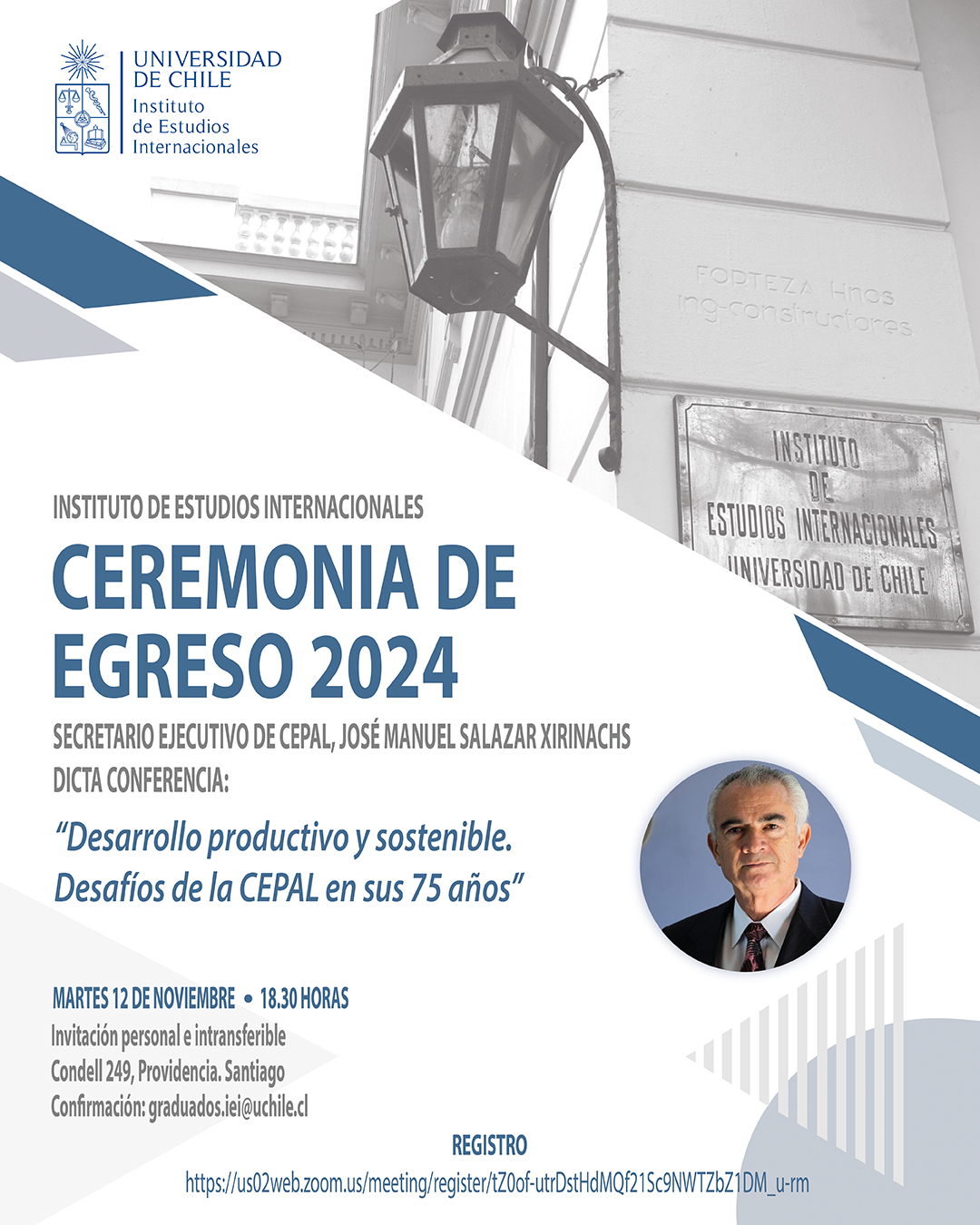 Ceremonia de Egreso IEI 2024 - Departamento de Ingeniería de Minas ...